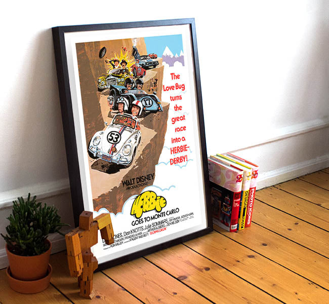 Herbie Goes to Monte Carlo - 11 x 17 Movie Poster Reprint