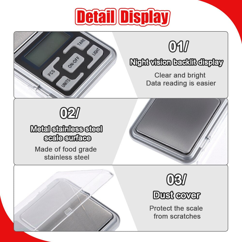 High Precision Digital Pocket Scale for Accurate Weighing