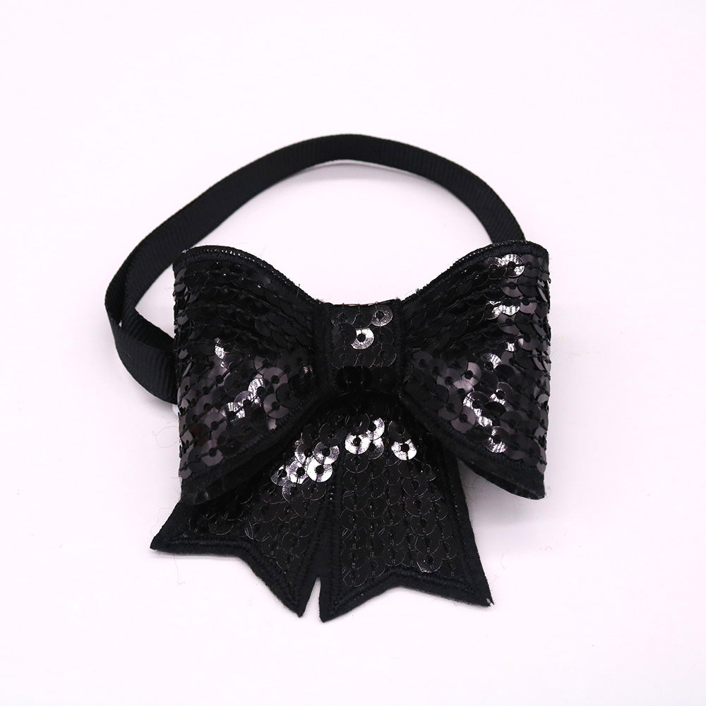 50pcs Christmas Pet Bow Ties - Adjustable & Festive for Dogs & Cats