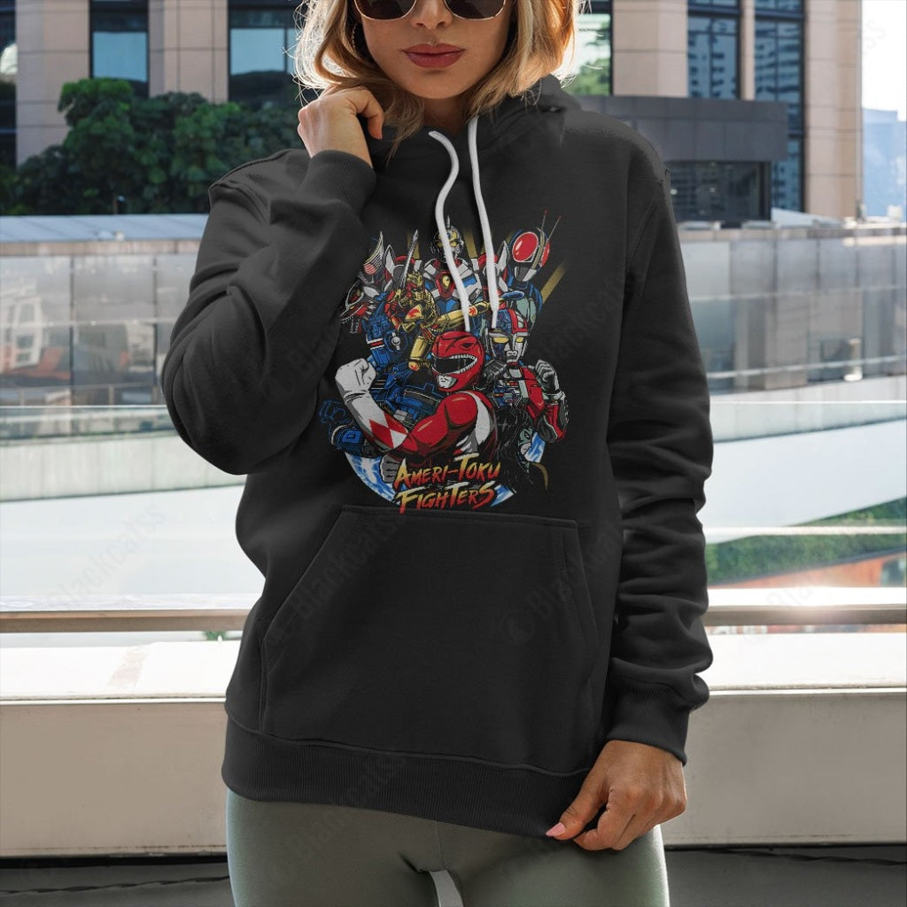Ameri Toku Fighters Custom Graphic T-Shirt