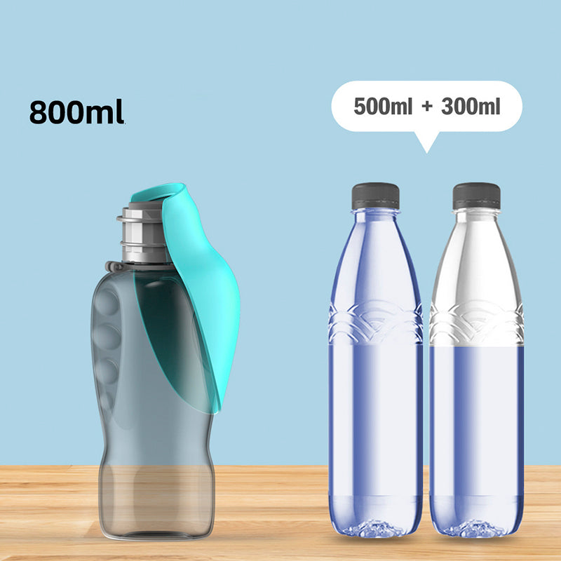 Portable Dog Water Dispenser with Large Capacity and Foldable Bowl