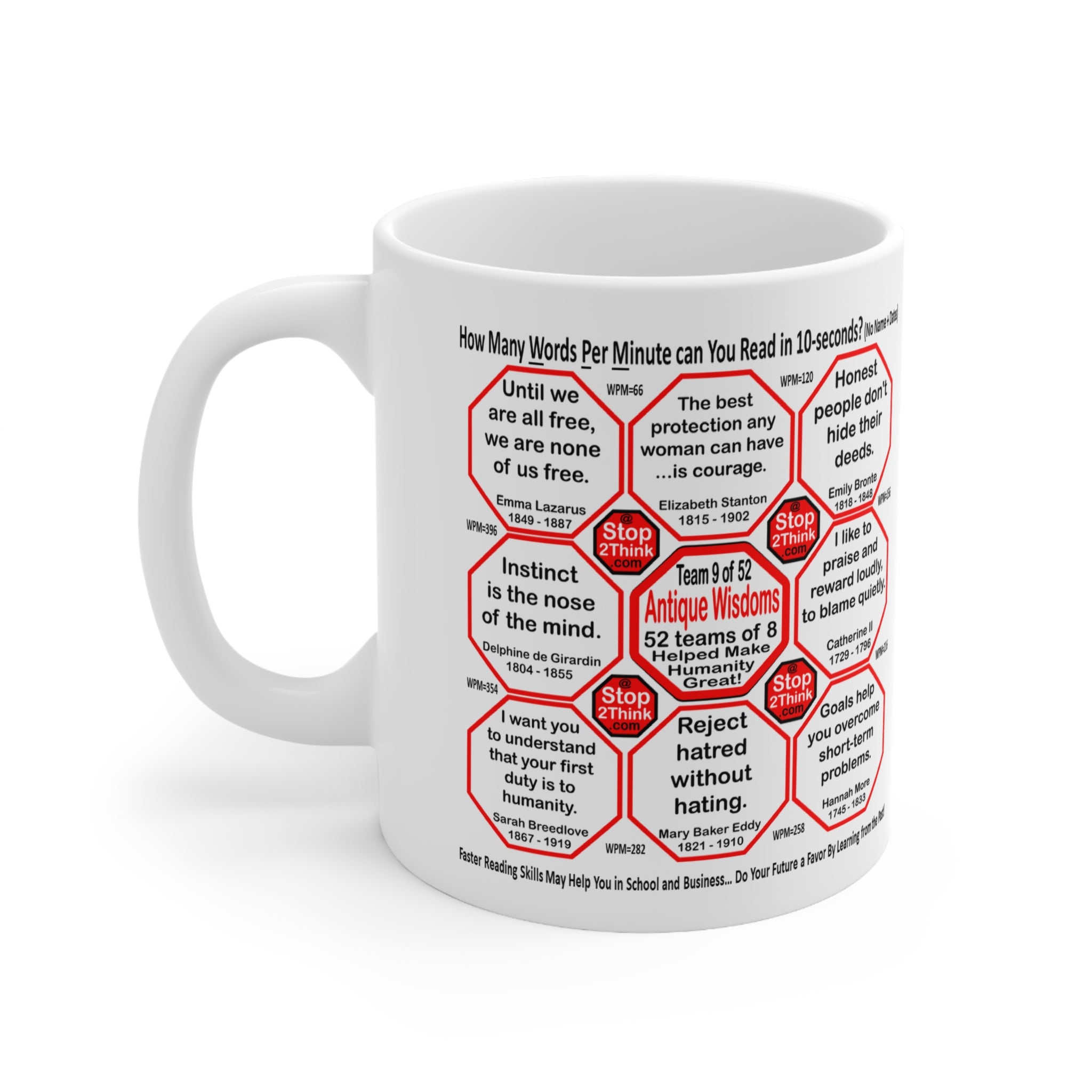 Speed Reading Challenge Mug - Unleash Your Reading Potential