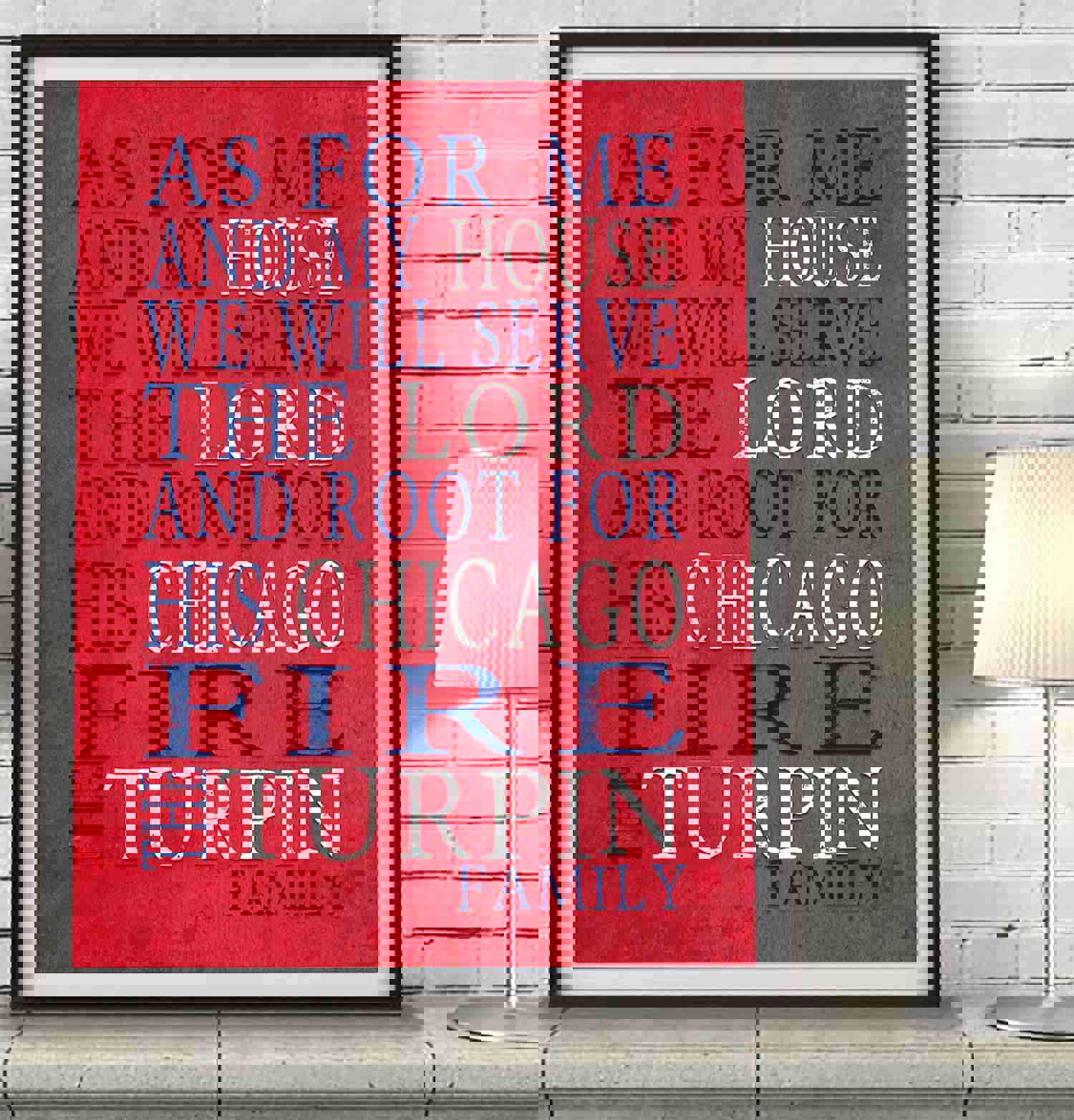 Personalized Chicago Fire Soccer Club Art Print