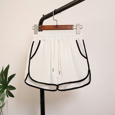 Elastic High-Waist Booty Shorts for Women - Casual Summer Style