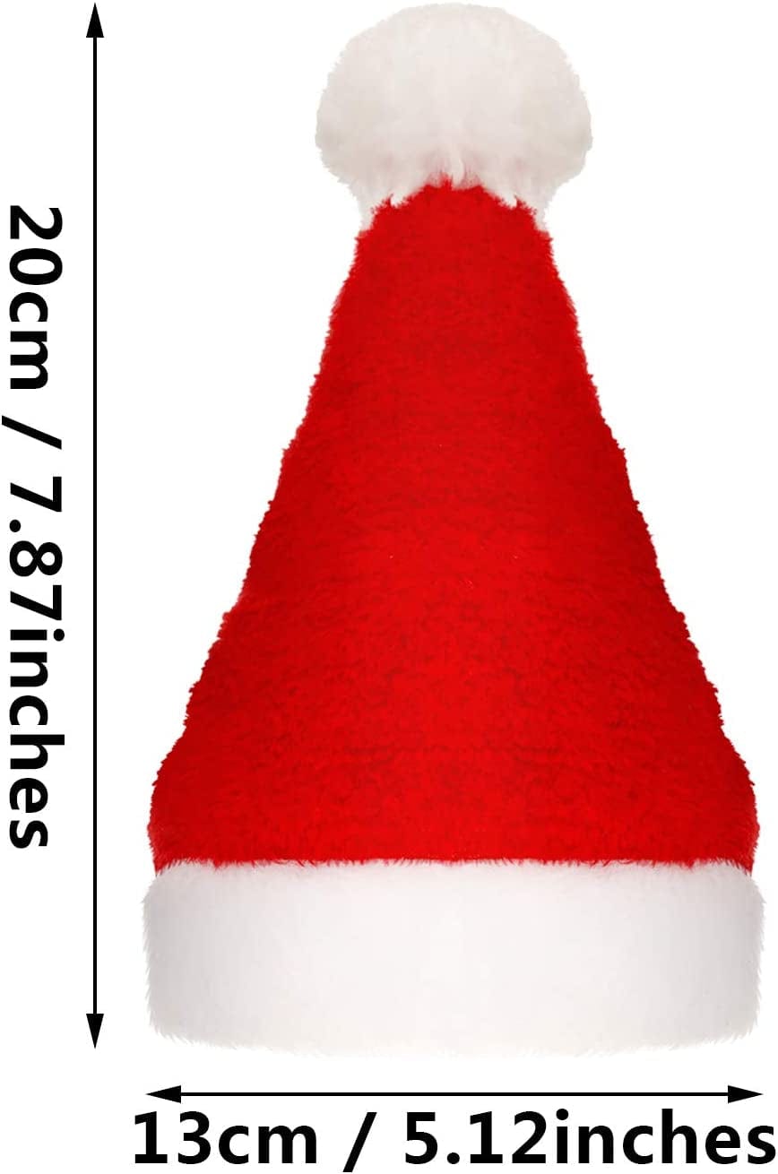 4-Piece Festive Dog Santa Hats for Christmas Celebrations