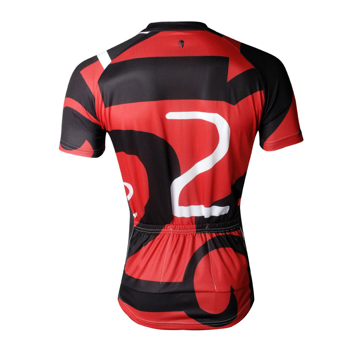ILPALADINO Men's Cycling Jersey - Red & Black, Quick-Dry, Breathable for Road & Mountain Biking