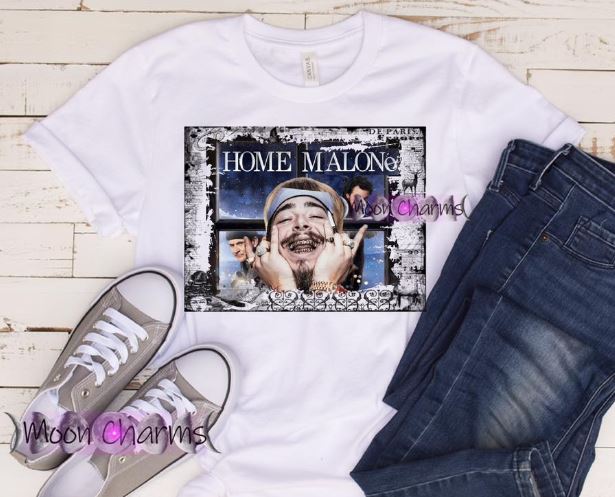 Home Malone Polyester Cotton Graphic Tee