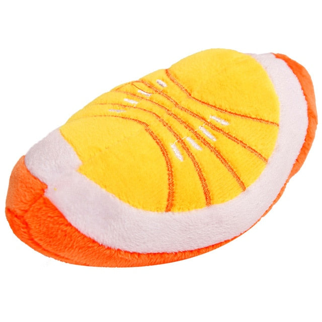 Durable Plush Squeaky Bone Dog Toys for Chewing and Training