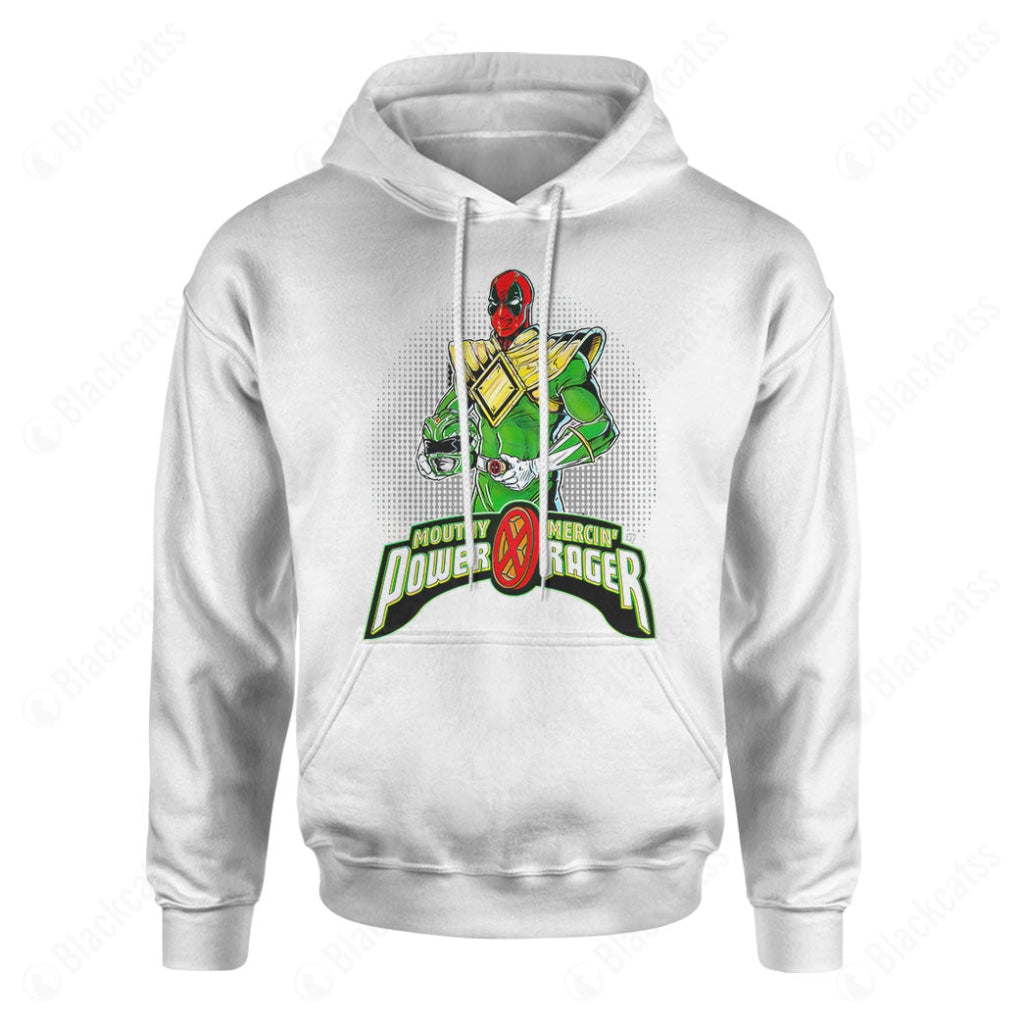 Green Power Rager Custom Graphic T-Shirt
