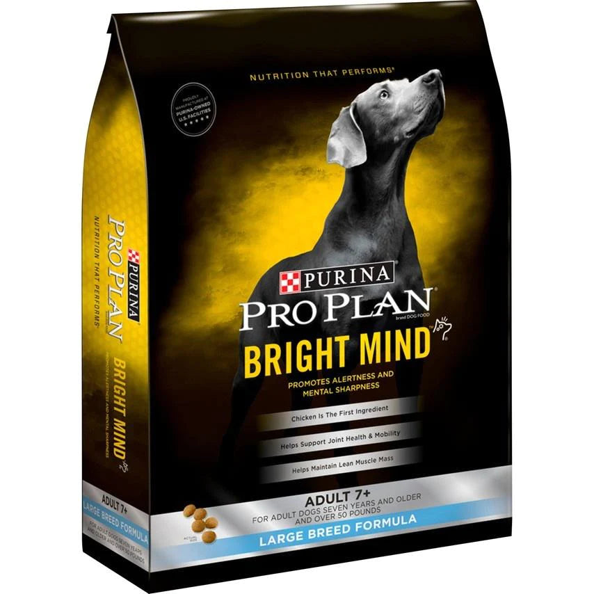 Purina Pro Plan BRIGHT MIND Adult 7+ Large Breed Dry Dog Food for Cognitive Health