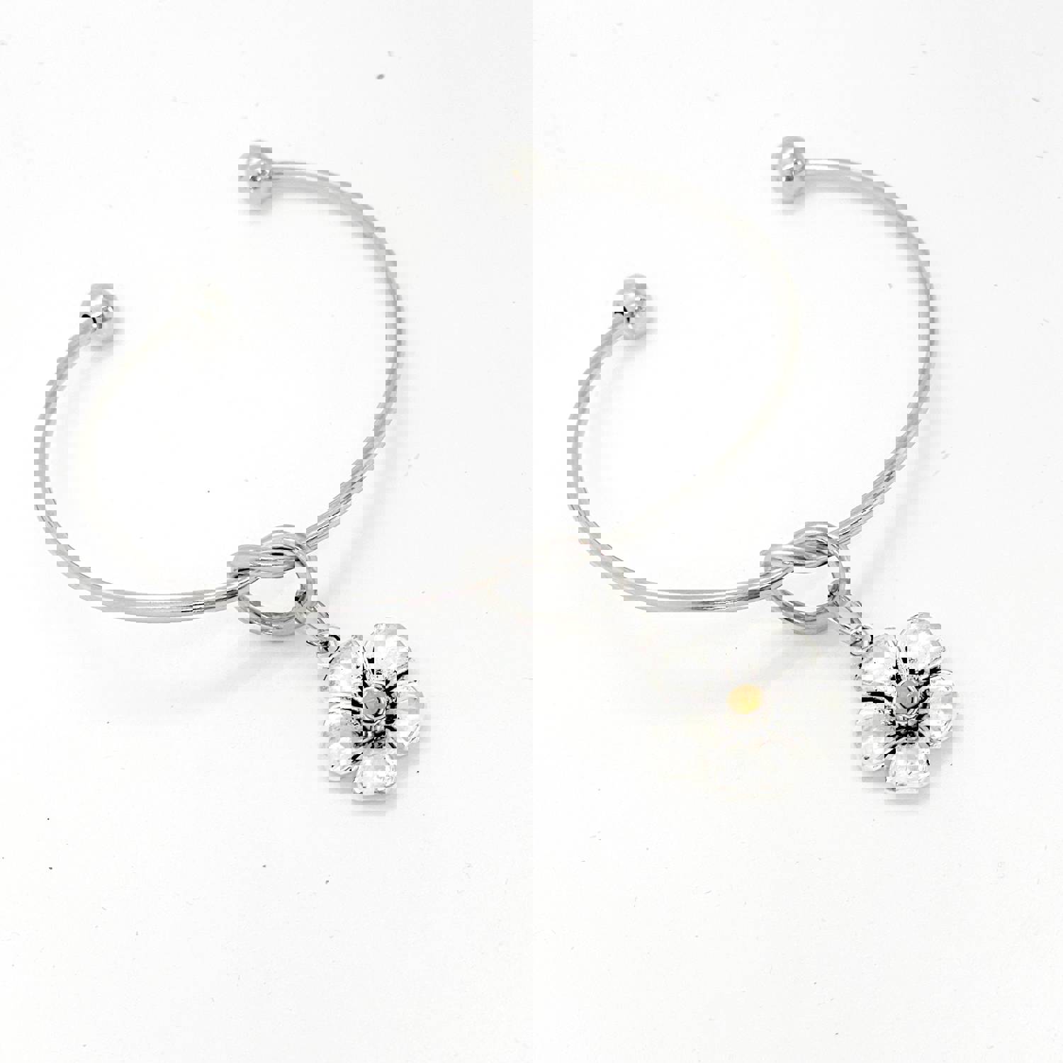 Faith-Inspired Mustard Seed Flower Knot Bracelet