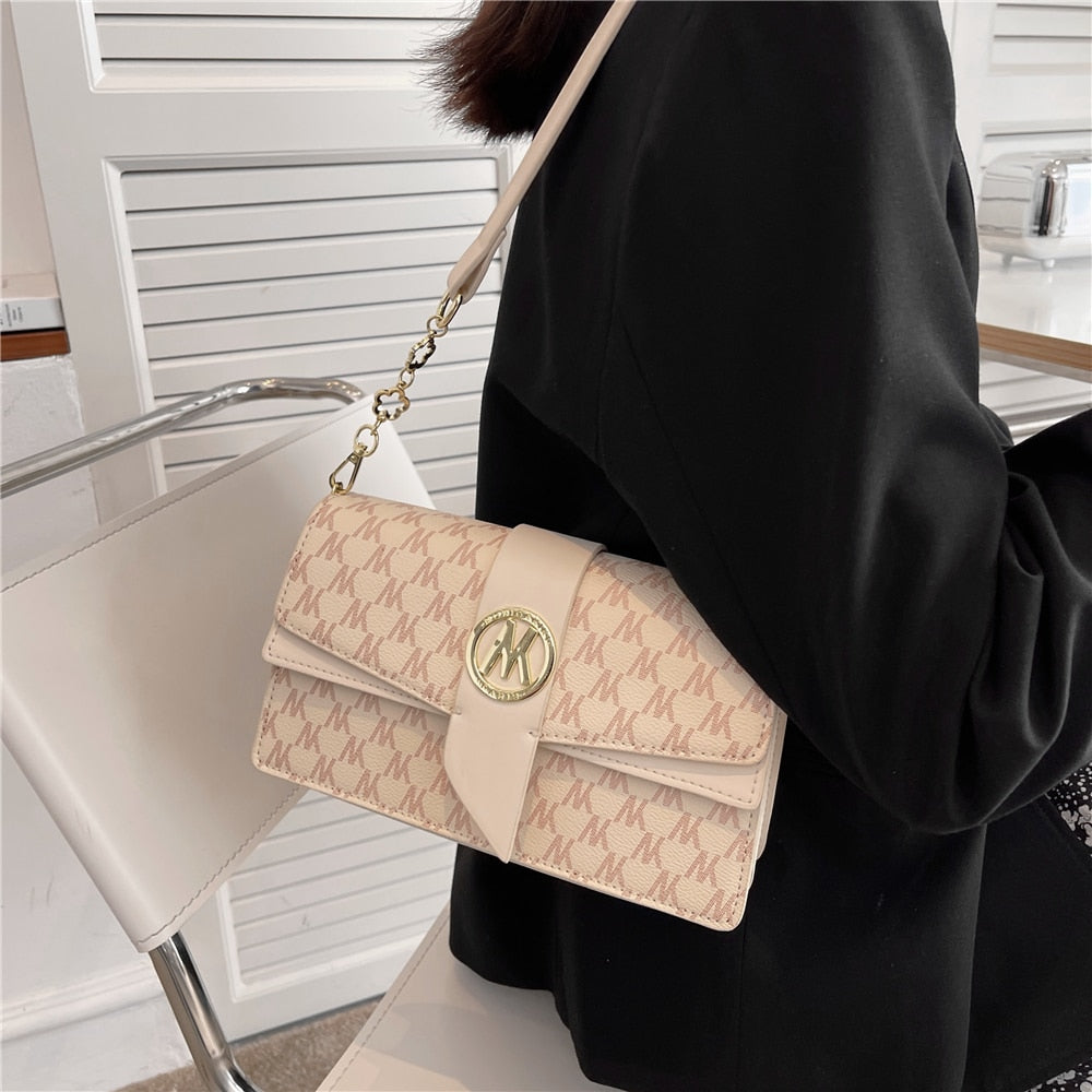 Kukombo Luxury Women's Crossbody Bag, Trendy Letter Print