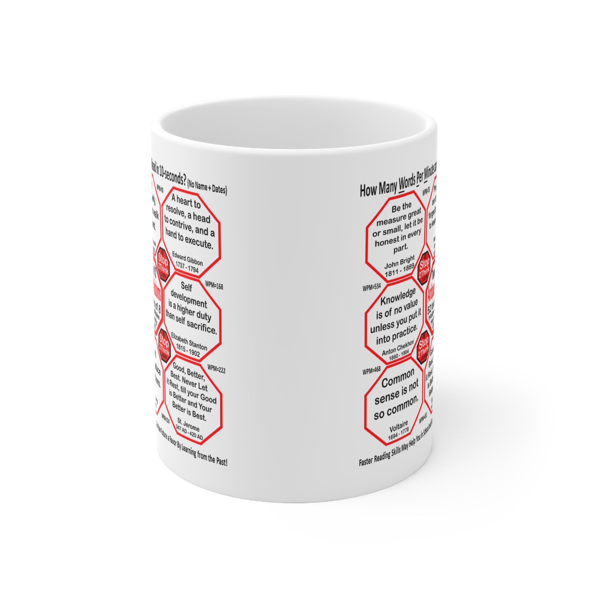 Speed Reading Challenge Mug - Boost Your Reading Skills