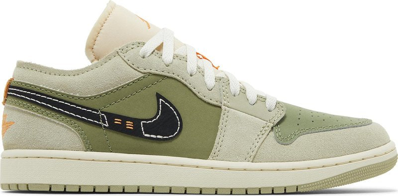 Air Jordan 1 Low SE Craft Light Olive Sneakers