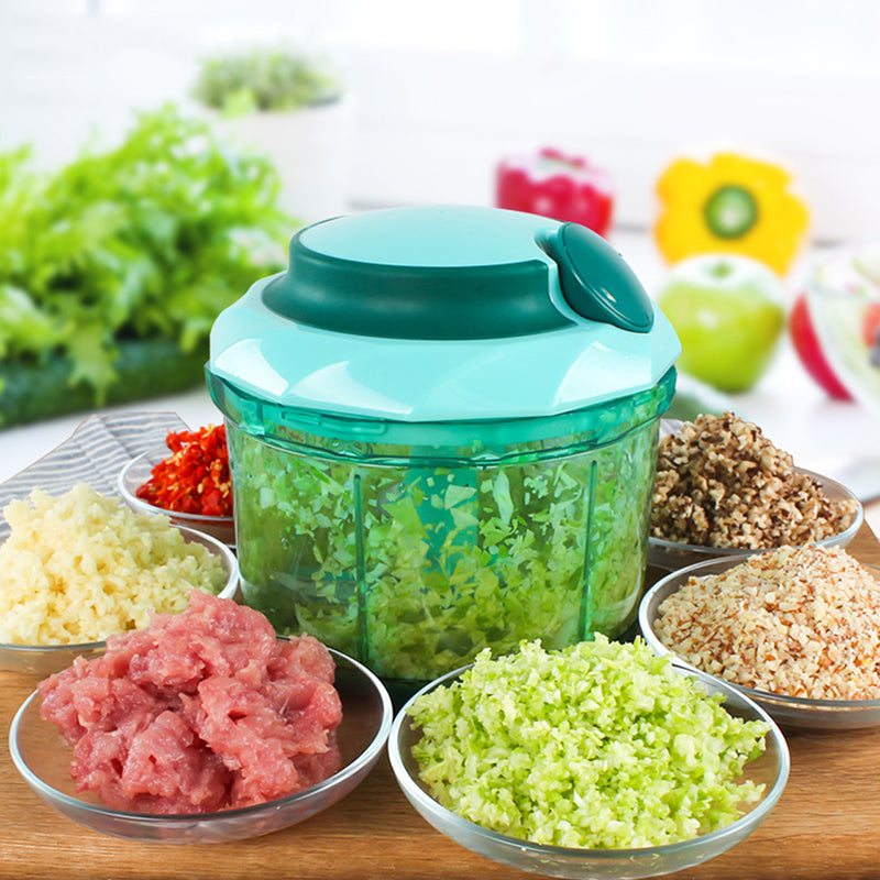 Stainless Steel Manual Vegetable Slicer with ABS Chopper - Goodfeer
