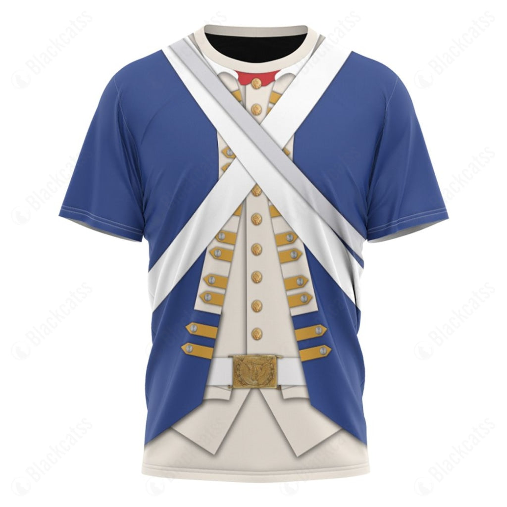 Historical Hessian German Soldiers Custom T-Shirt