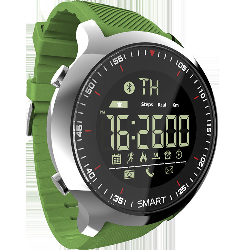 MK18 TPU Wristband Smart Watch with Glass Screen