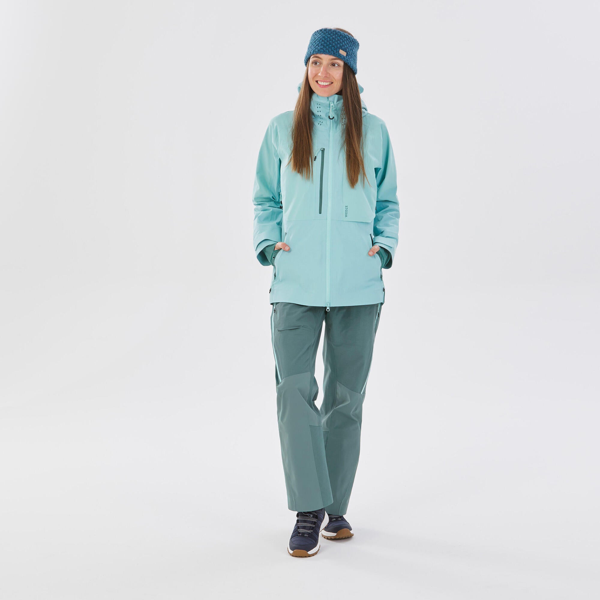 Women's Advanced Freeride Ski Jacket FR900 - Blue