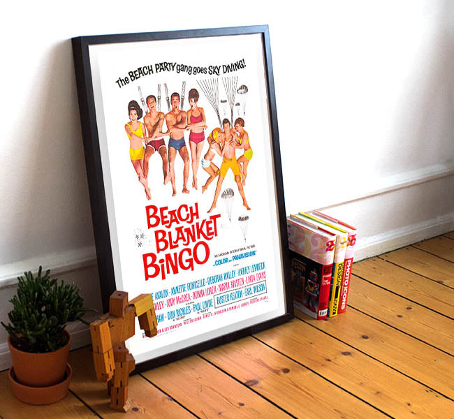 Beach Blanket Bingo - Classic 1965 Comedy-Musical Movie Poster