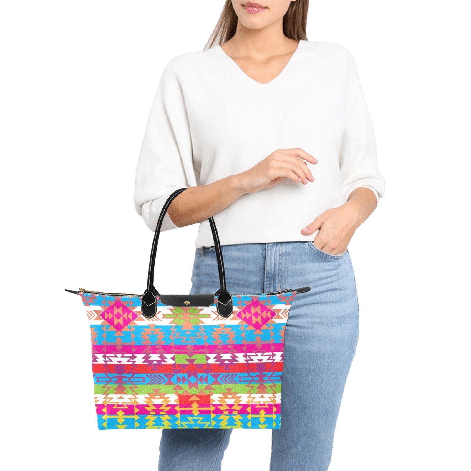 Stylish Nylon Single-Shoulder Lady Handbag