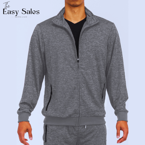 Stylish Marbled Lightweight Active Track Jacket