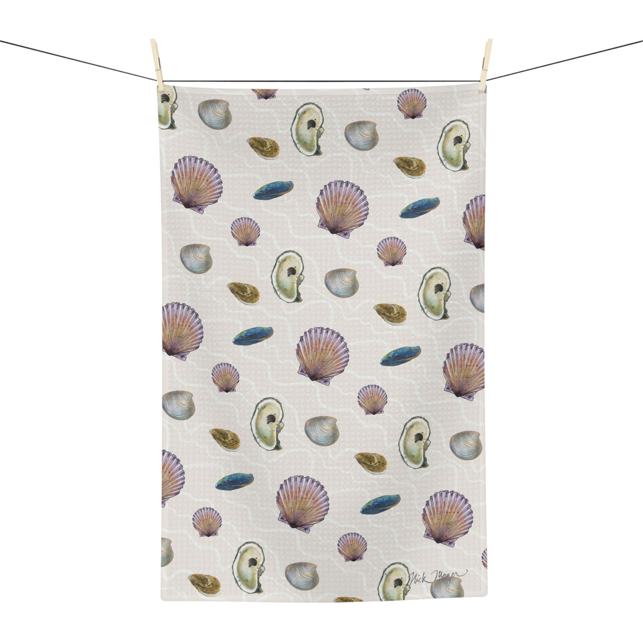 Vibrant Shells Soft Kitchen Towel