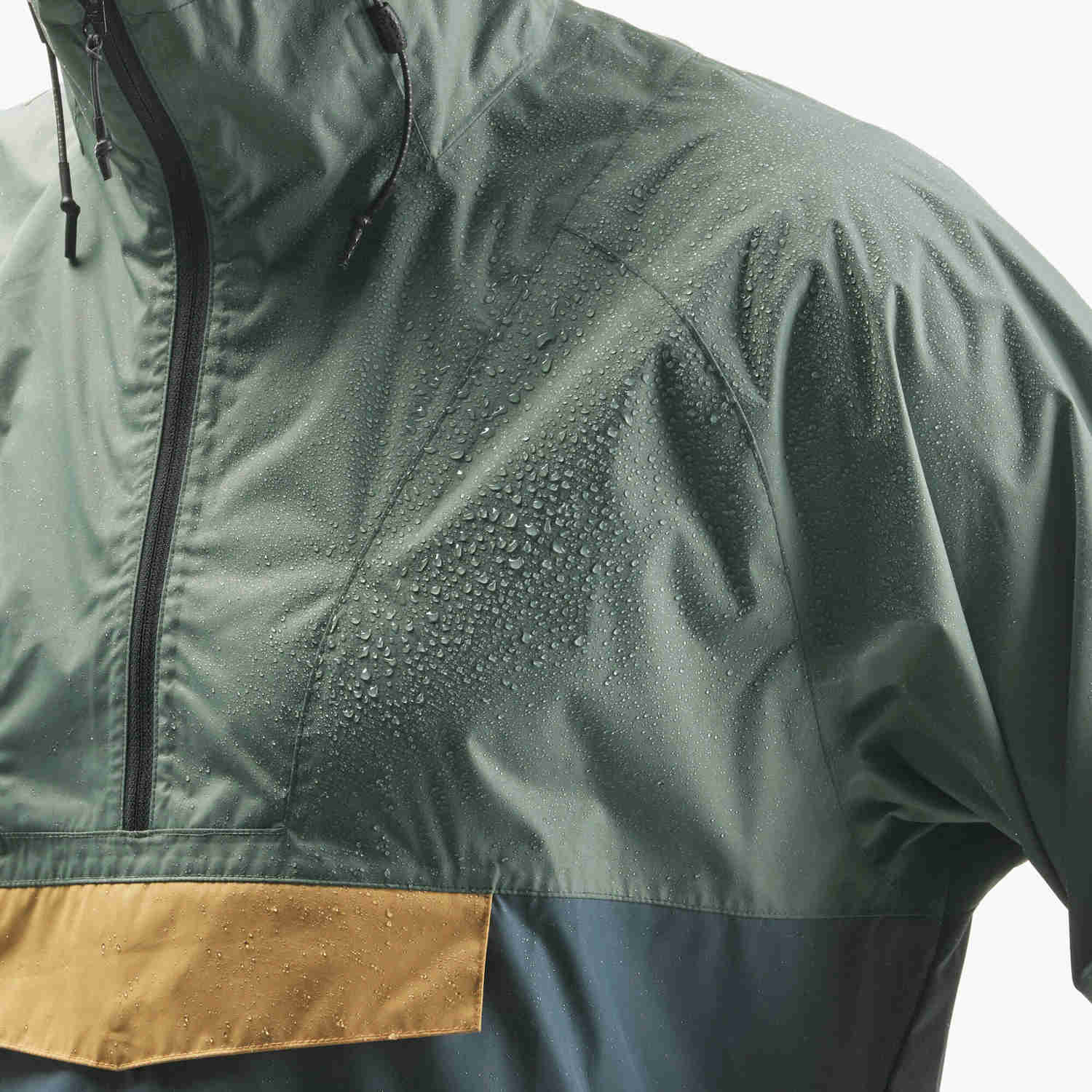 Men's Eco-Friendly Waterproof Hiking Jacket NH150