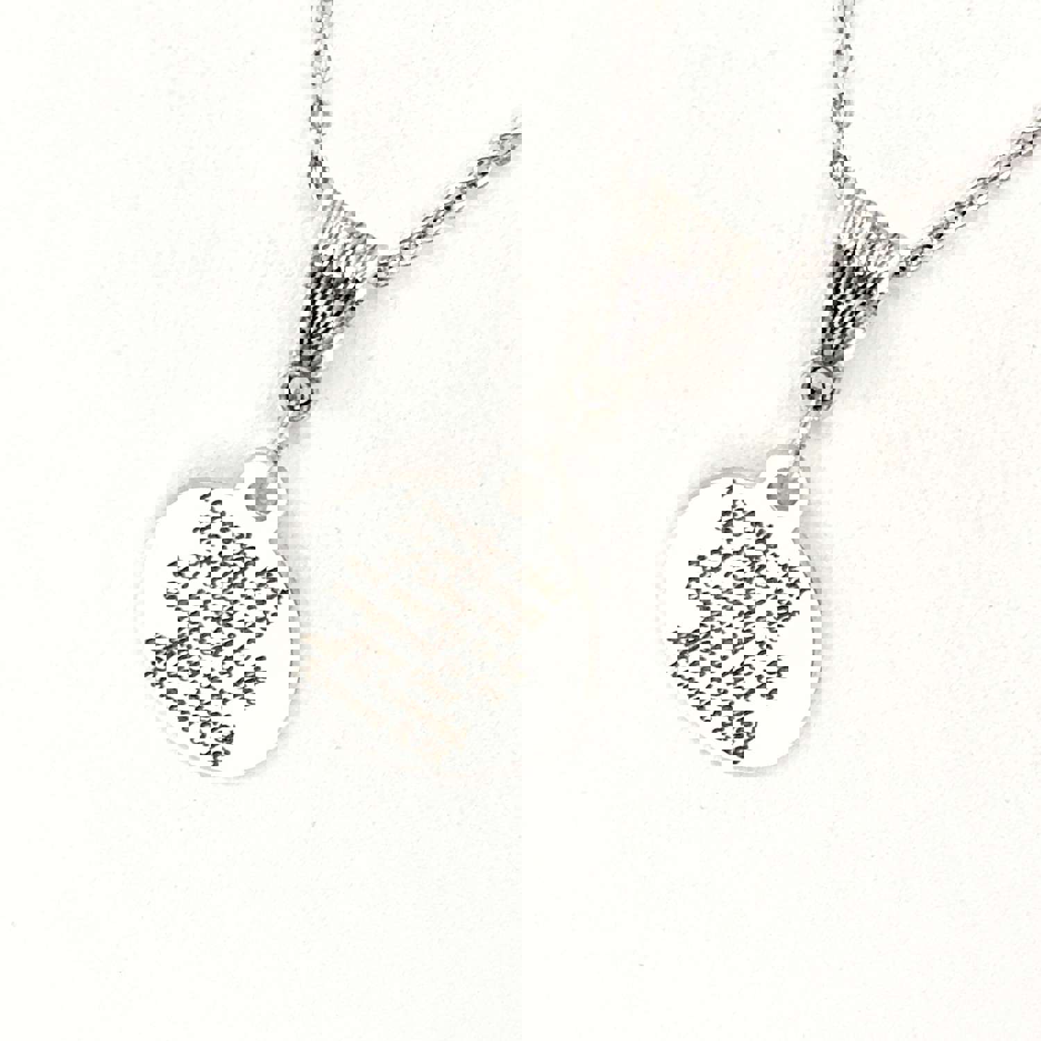 Scripture Jewelry - Romans 8:18 Stainless Steel Pendant Necklace