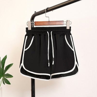 Elastic High-Waist Booty Shorts for Women - Casual Summer Style