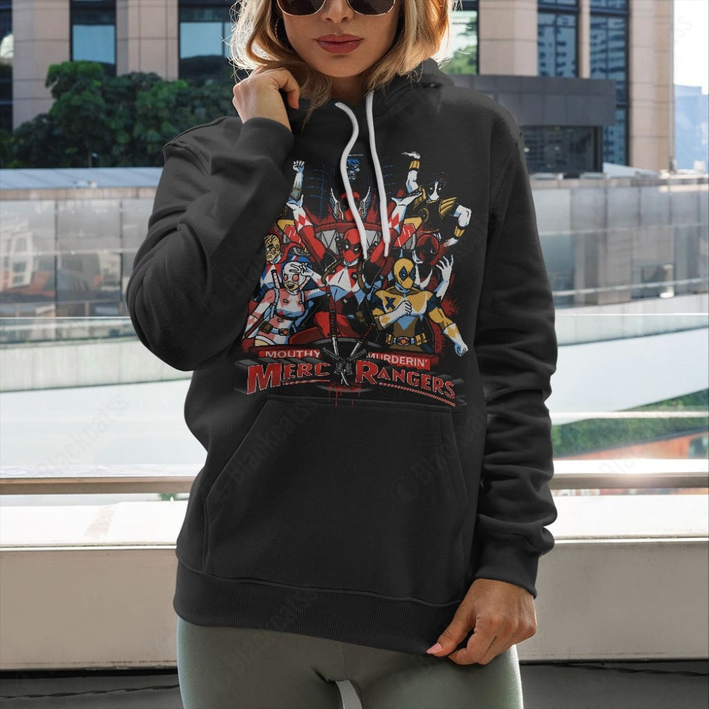 Mouthy Murderin Merc Rangers Custom Graphic T-Shirt