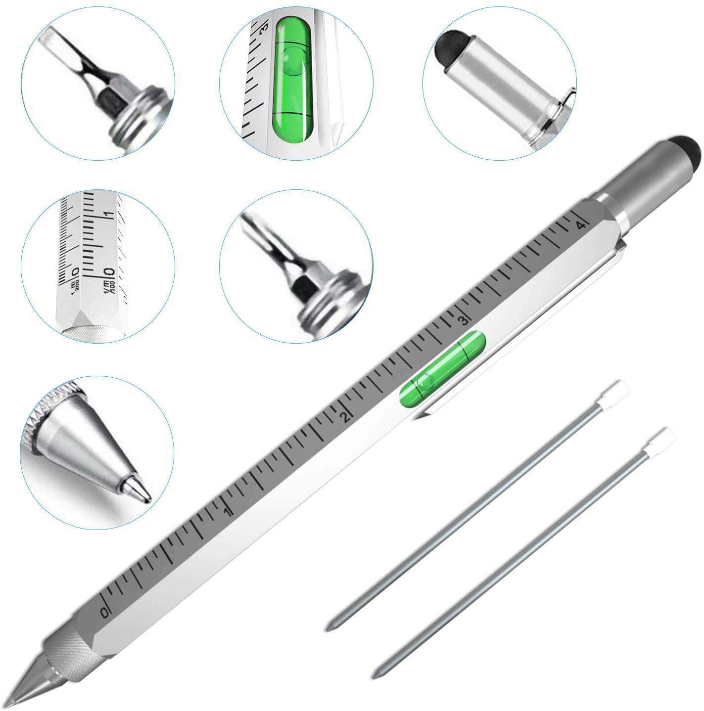 Ultimate 6-in-1 Multi-Tool Pen for Men - Cutier Tech Gadgets
