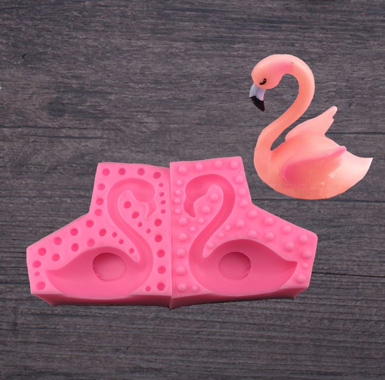 Flamingo Silicone Mold for Creative Baking and Crafting