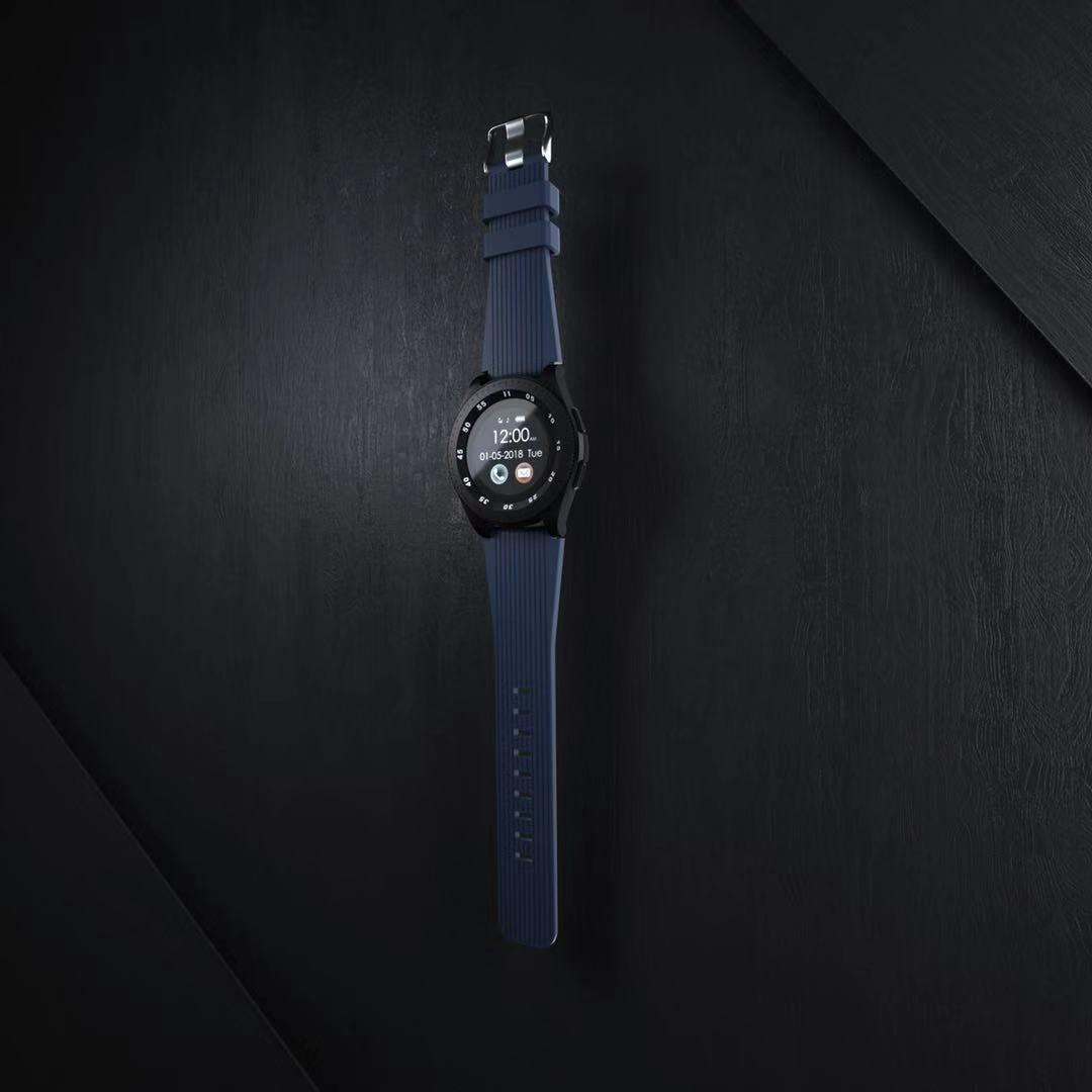 Smart Silicone Wristband Watch with Health Tracking