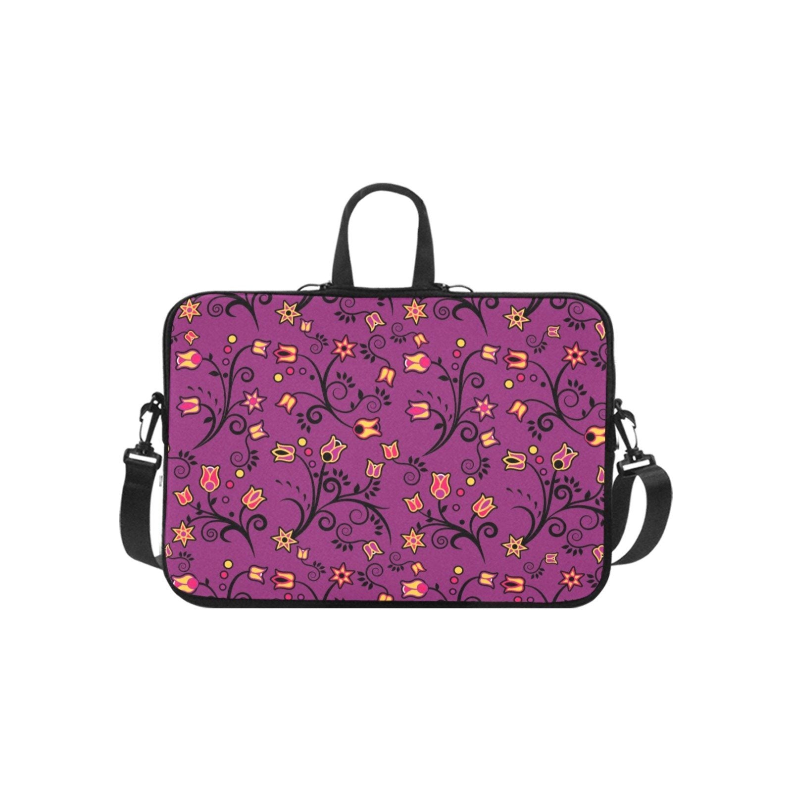 Laptop Sleeve Bag with Double Zipper and Adjustable Strap