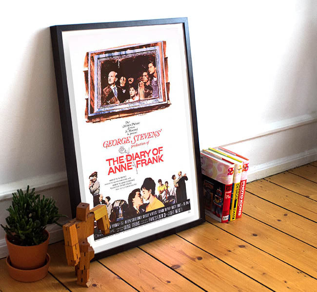 Vintage 1959 "Diary of Anne Frank" Movie Poster - 11 x 17