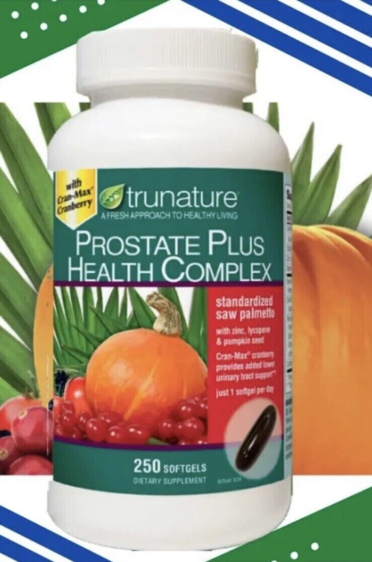 TruNature Prostate Plus Health Complex, 250 Softgels for Enhanced Prostate Support