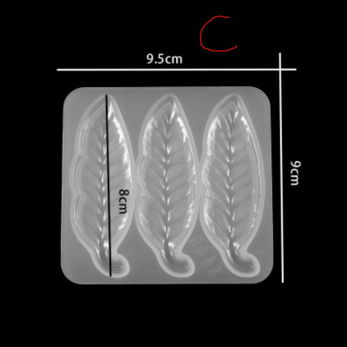 Silicone Hair Barrette Molds for Creative Epoxy Crafts