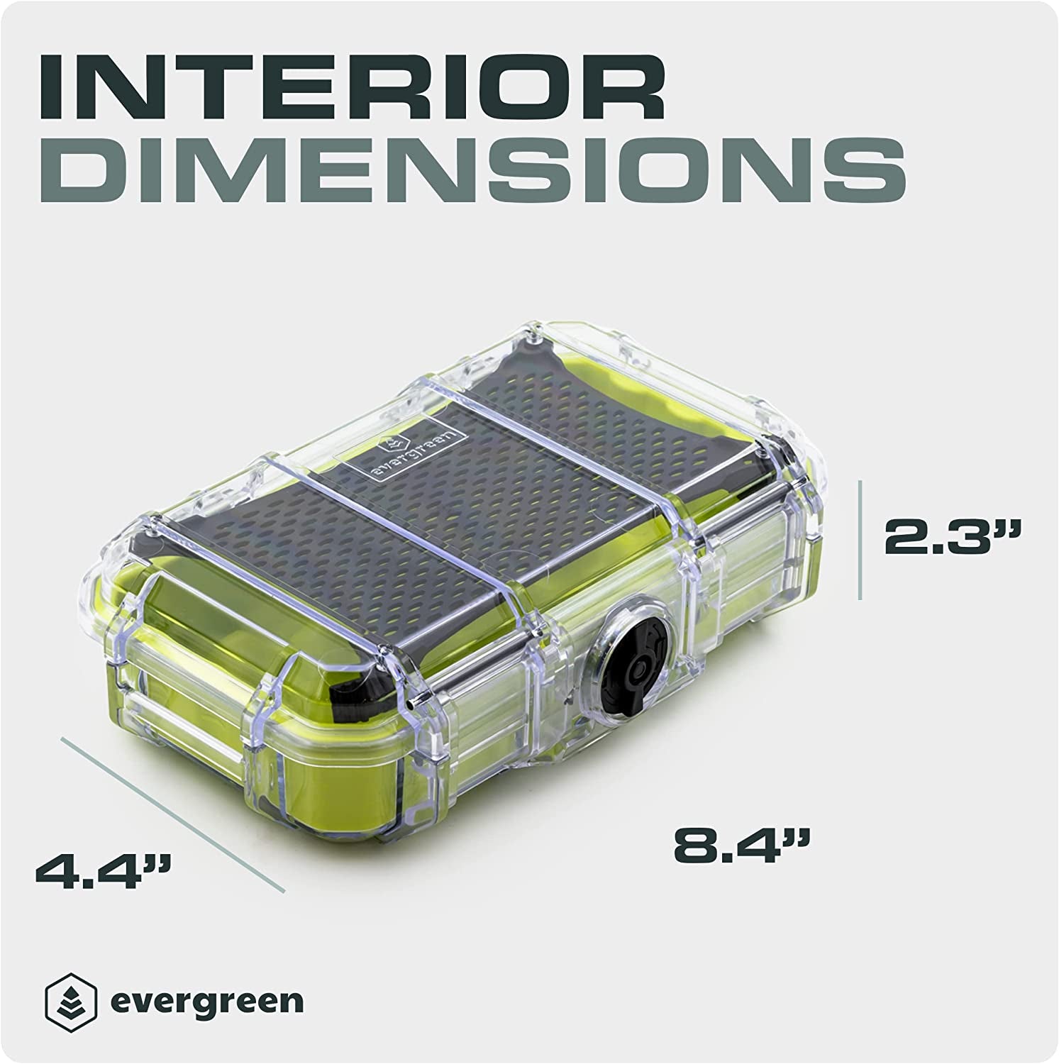 Evergreen 56 Clear Waterproof Dry Box Protective Case - Adventure Ready