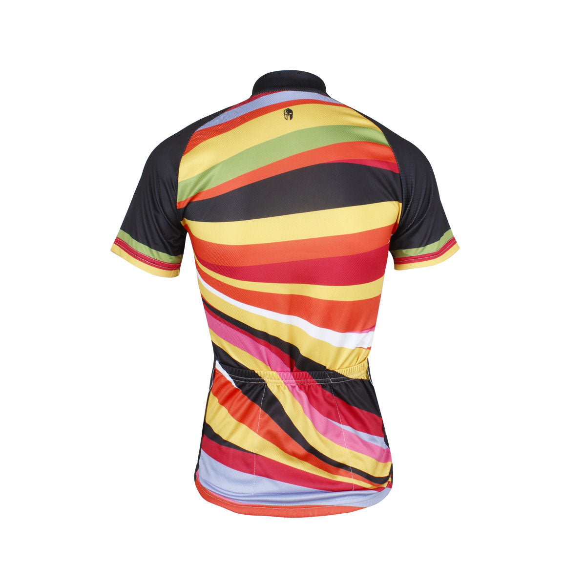 Ilpaladino Women's Quick-Dry Cycling Jersey, Zebra Print, Breathable & Reflective