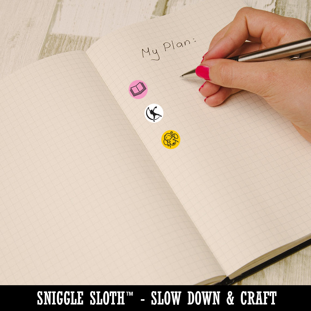 Unique Sniggle Sloth Themed Sticker Pack