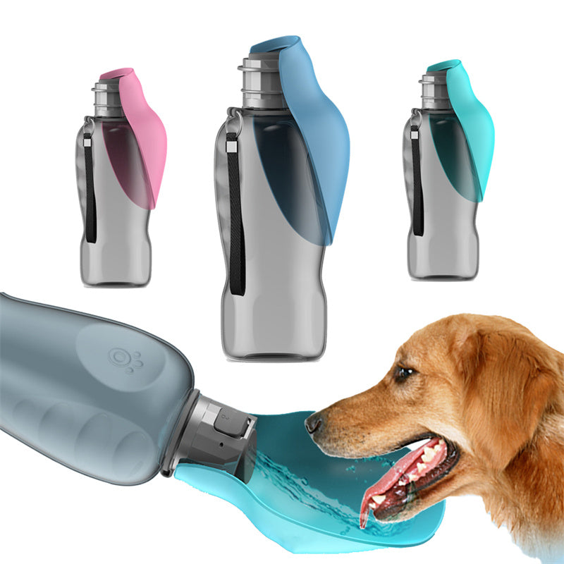 Portable Dog Water Dispenser with Large Capacity and Foldable Bowl