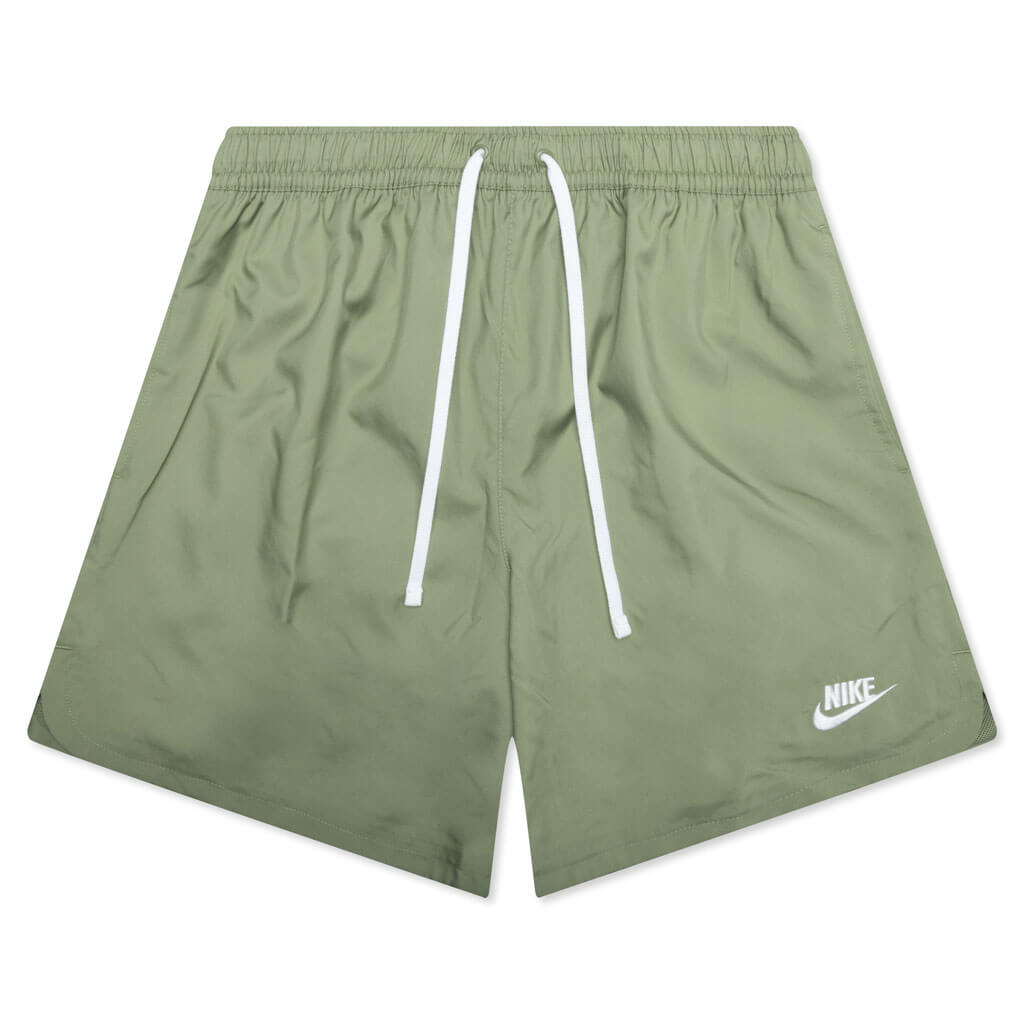 Nike Sport Essentials Woven Lined Flow Shorts - Oil Green/White