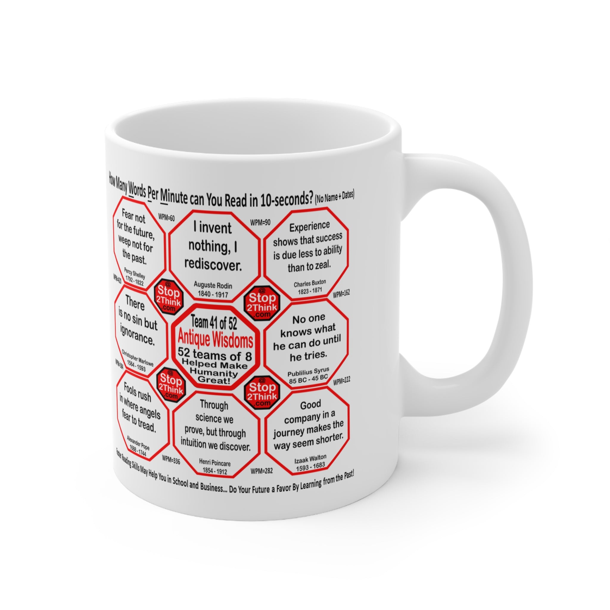 Speed Reading Challenge Mug - Unleash Your Reading Potential
