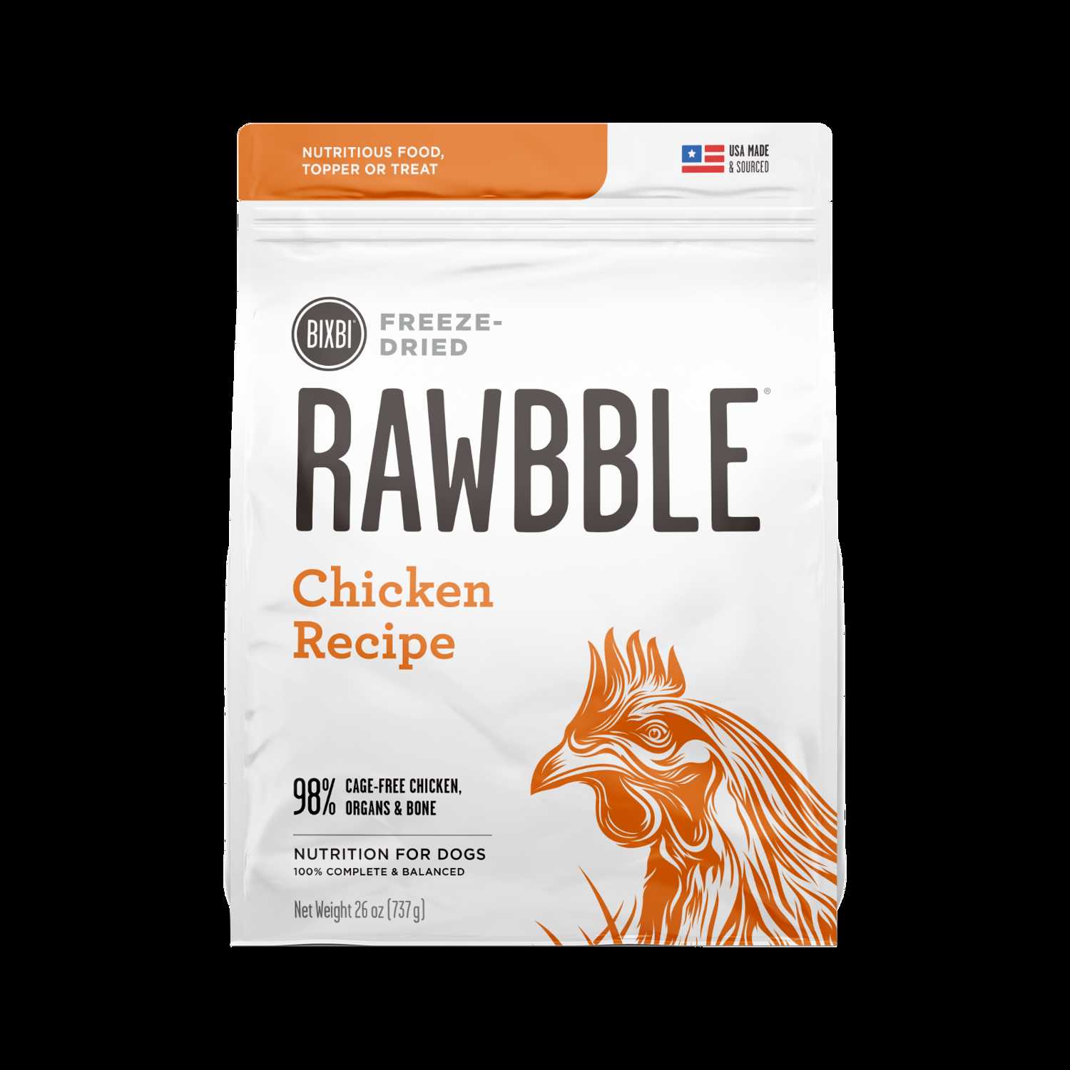 RAWBBLE® Freeze-Dried Dog Food - Premium Chicken Recipe