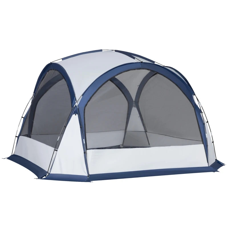 Outsunny 4-Person Camping Tent, Portable and Lightweight Outdoor Shelter