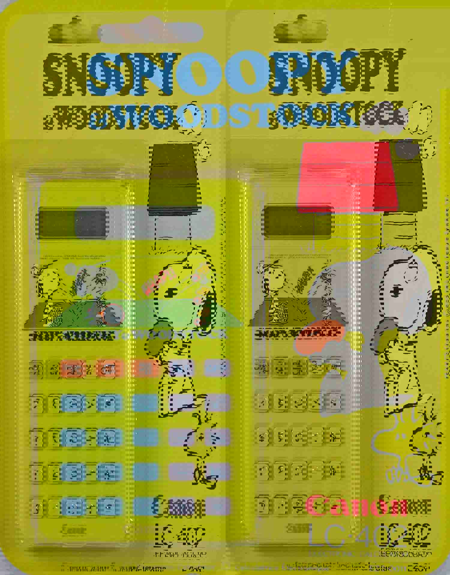 Snoopy Vintage Electronic Pocket Calculator (LC-402) - New & Sealed