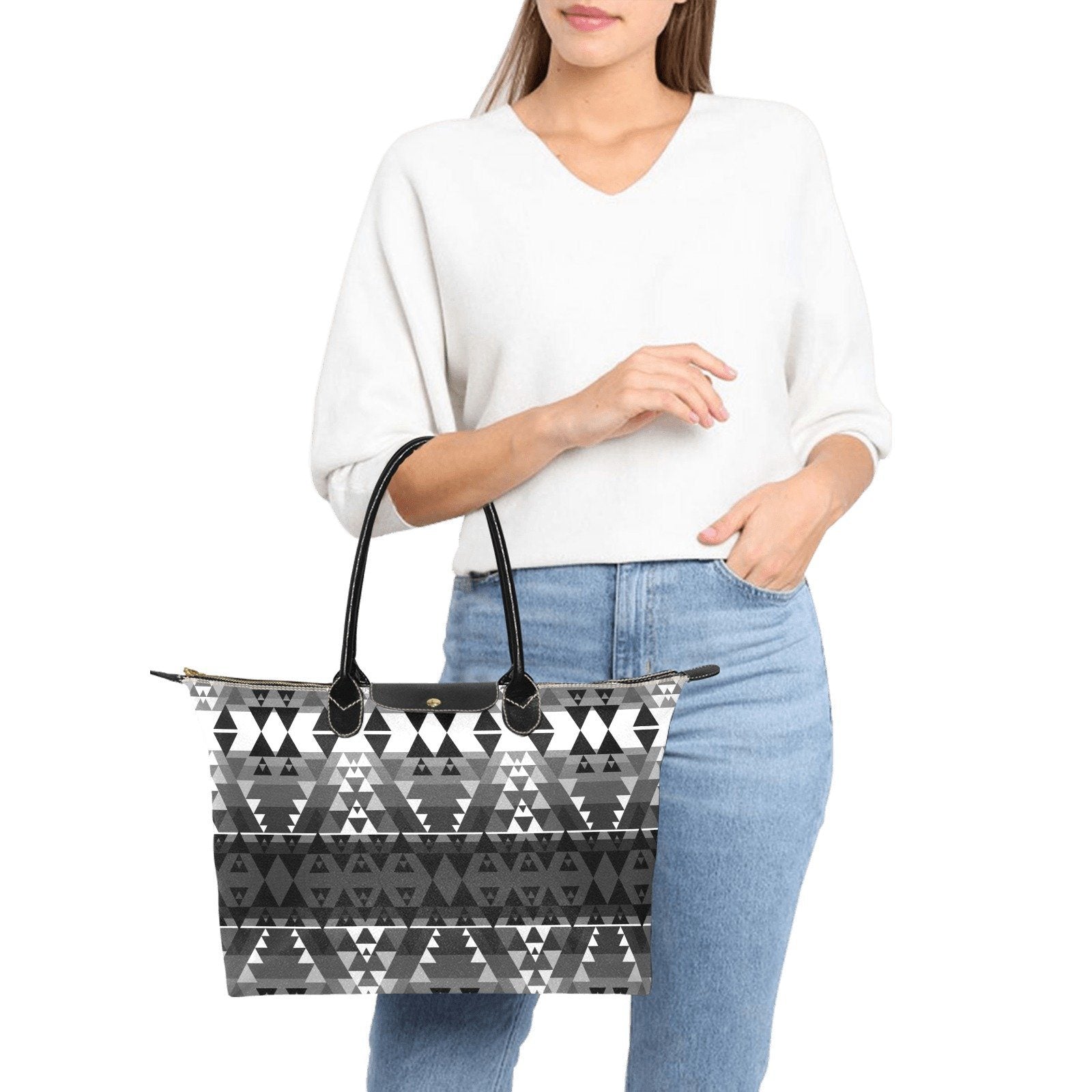 Stylish Nylon Single-Shoulder Lady Handbag