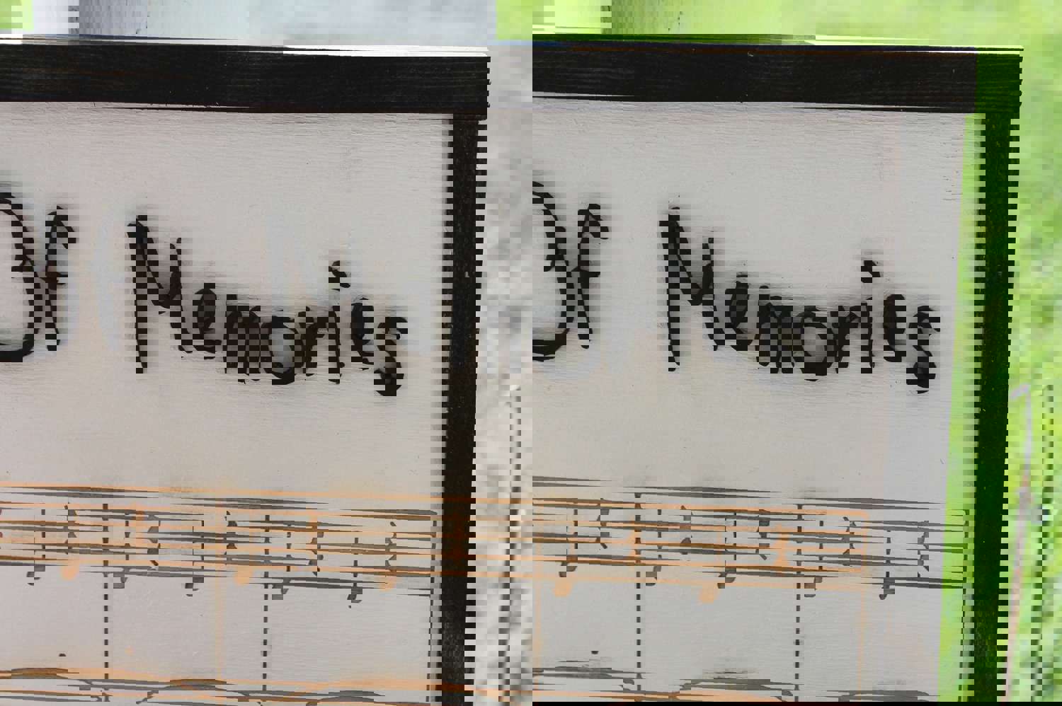 Personalized 3D Handwriting Music Sign