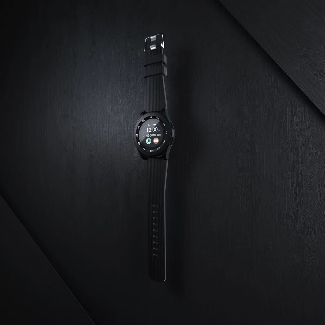 Smart Silicone Wristband Watch with Health Tracking
