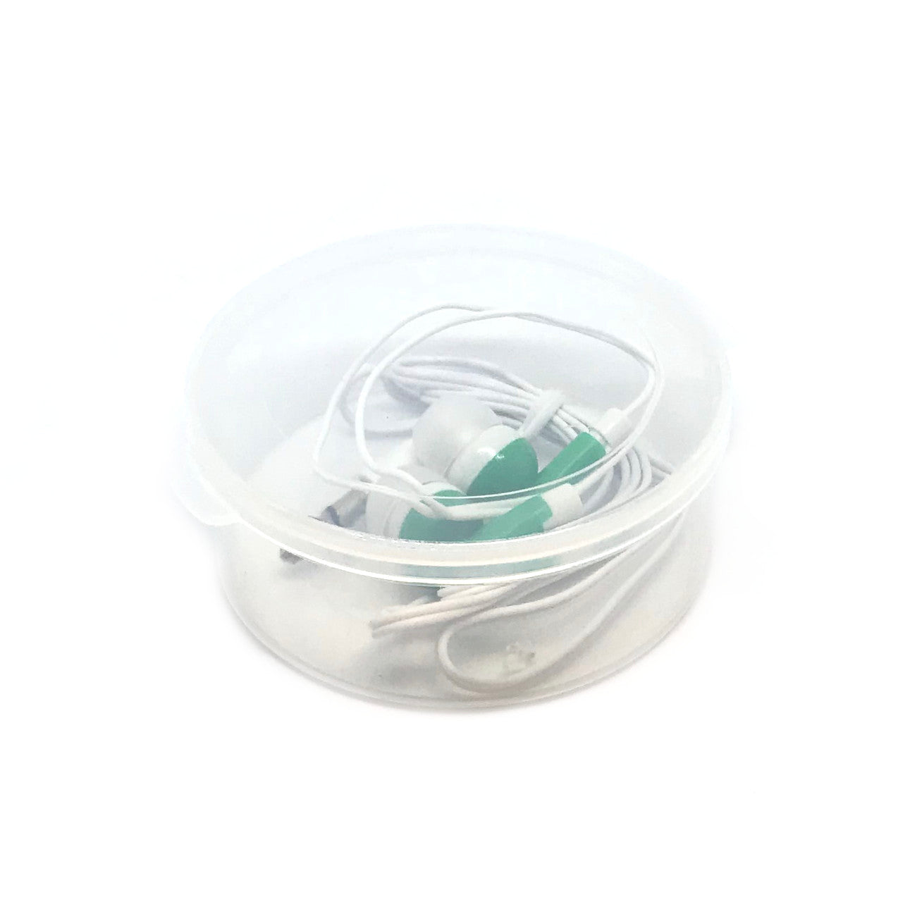 Green Stereo Earbud Headphones - High-Quality Sound for All Devices